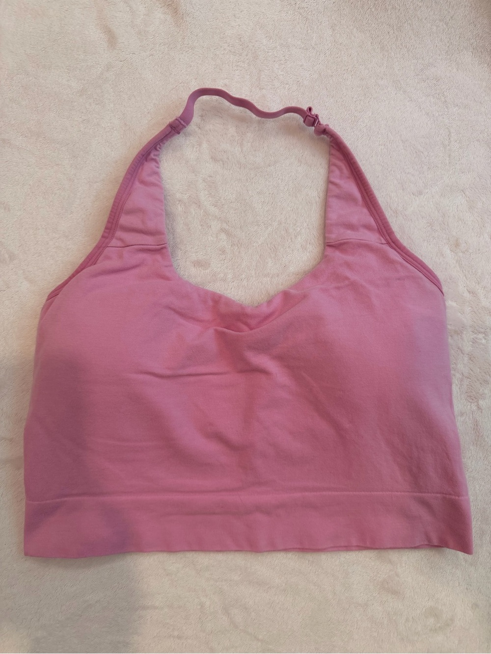 Women's Pink Halter Tank